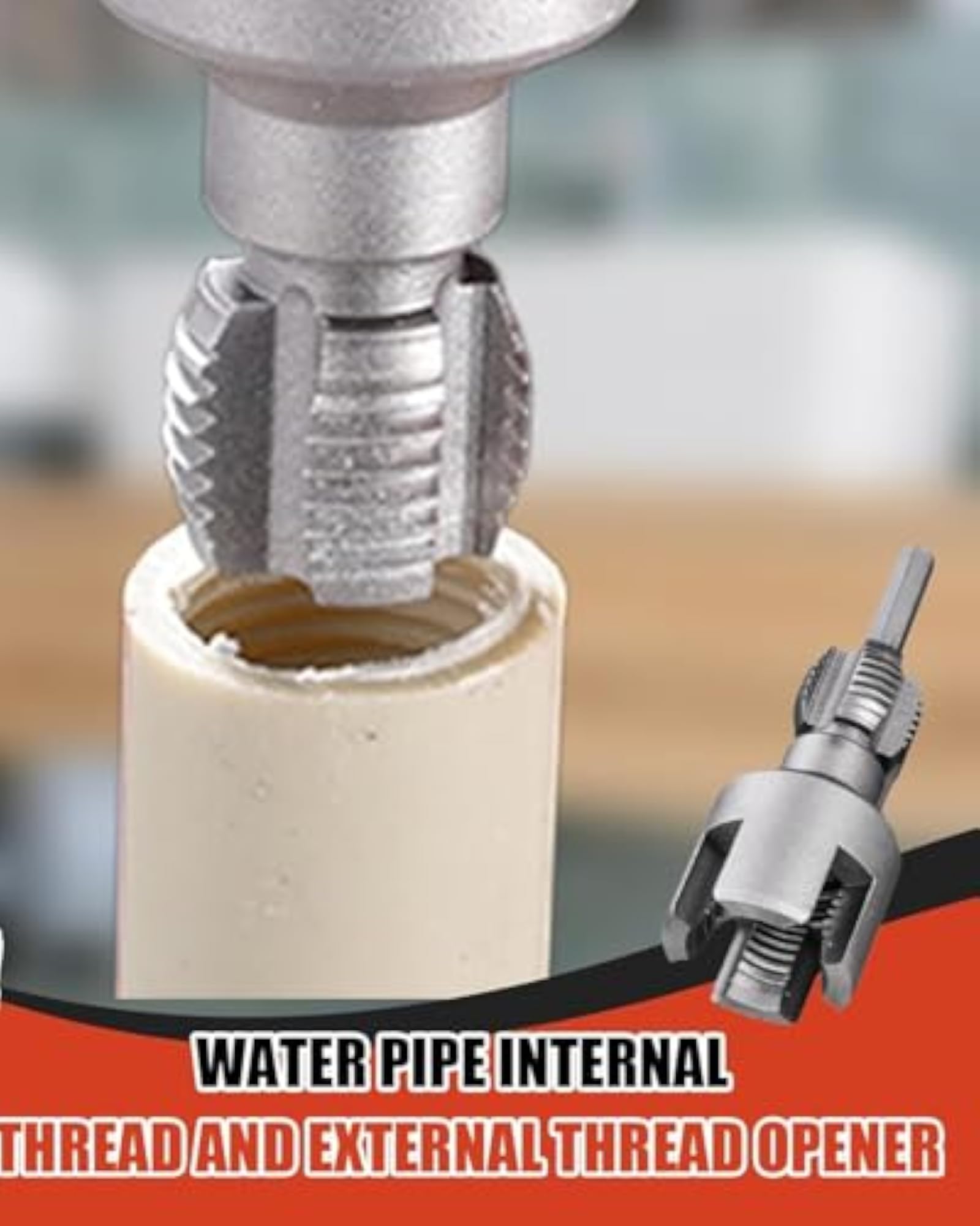 2 PCS Pipe Threading Tool, Thread Cutting Kit